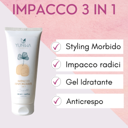 yuniwa cosmetics  Impacco Rinforzante per Capelli - Family Size  Styling