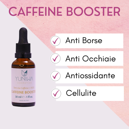 yuniwa cosmetics  Caffeine Booster - Siero viso rivitalizzante  Booster e attivi
