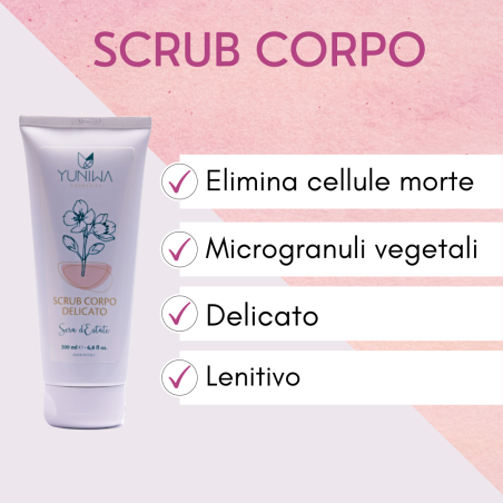 yuniwa cosmetics  Scrub Corpo Delicato al Gelsomino - Sera d'Estate  Scrub Corpo