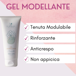 yuniwa cosmetics  Gel Modellante per Capelli - Travel Size  Styling
