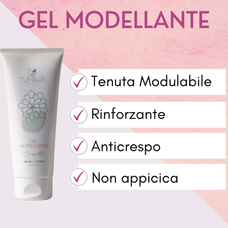 yuniwa cosmetics  Gel Modellante per Capelli - 100 ml  Styling