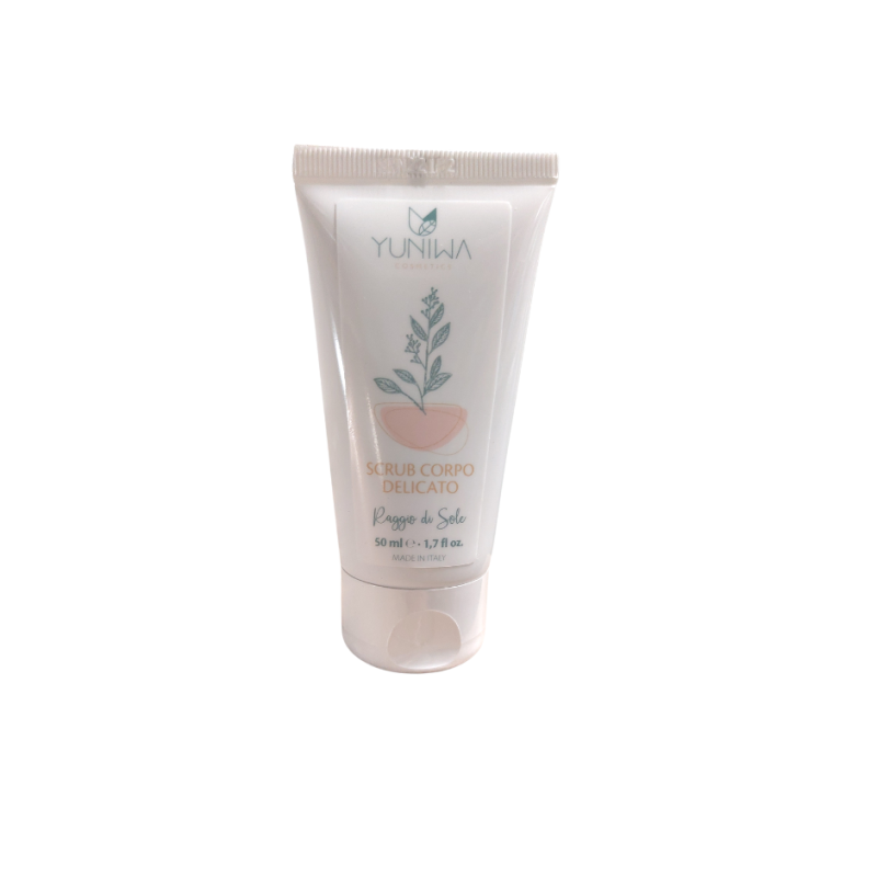 yuniwa cosmetics  Scrub Corpo Delicato - Raggio di Sole - 50 ml  Scrub Corpo