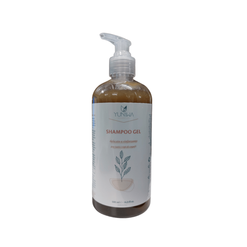 yuniwa cosmetics  Shampoo Gel Rinforzante - Family Size  Shampoo Capelli Deboli