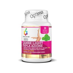 optima naturals  Integratore Alimentare - Gambe Light Tripla Azione  Integratori alimentari