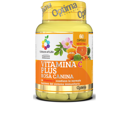 optima naturals  Vitamina C Plus - Integratore per difese immunitarie  Integratori alimentari