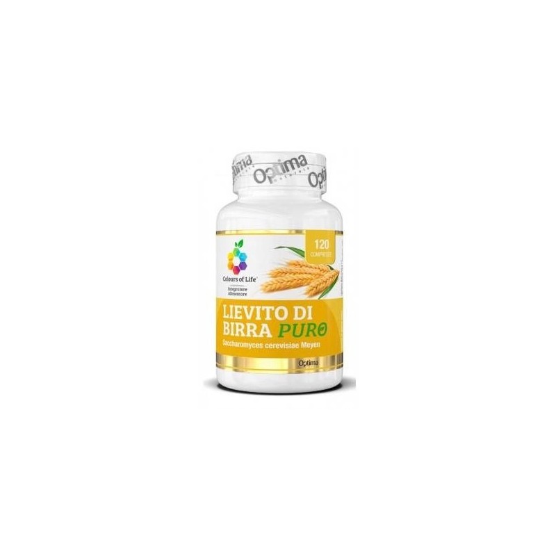optima naturals  Lievito di Birra - Integratore per unghie pelle e capelli  Integratori alimentari