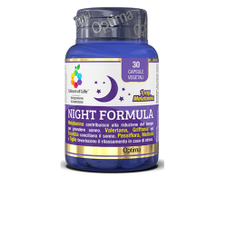 optima naturals  Night Formula - Integratore per sonno e relax  Integratori alimentari