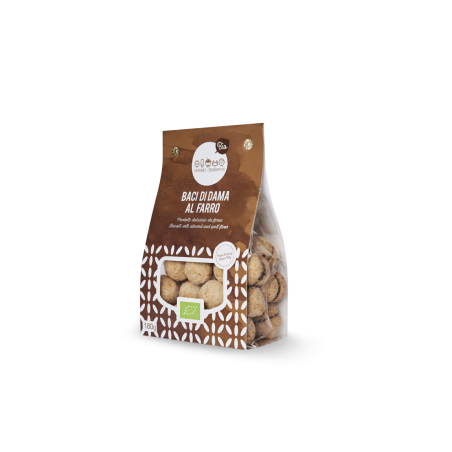 banda biscotti  Baci di Dama al Farro 180 gr  Biscotti