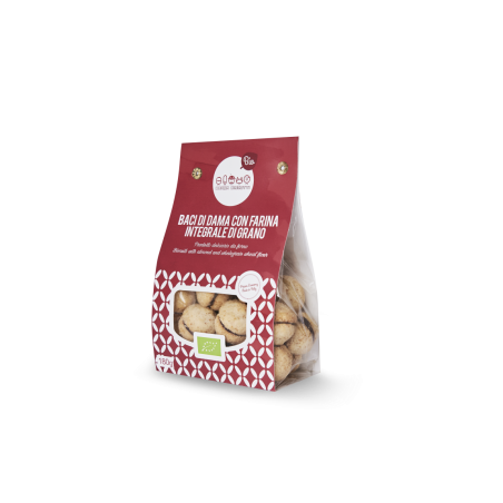 banda biscotti  Baci di Dama con Farina Integrale di Grano 180 gr  Biscotti