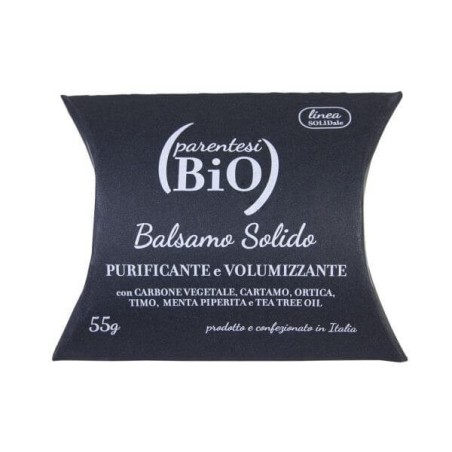 parentesi bio  Balsamo Solido Purificante e Volumizzante  Balsamo Capelli Grassi