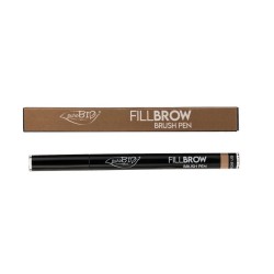 purobio  FillBrow Pen Brush 01 - Penna Sopraccigliare Biondo Naturale  Matite sopracciglia
