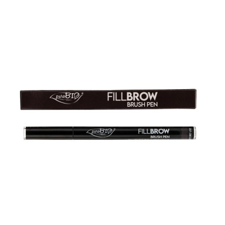 purobio  FillBrow Pen Brush 04 - Penna Sopraccigliare Nero  Matite sopracciglia