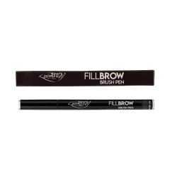 purobio  FillBrow Pen Brush 04 - Penna Sopraccigliare Nero  Matite sopracciglia