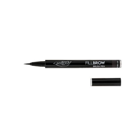 purobio  FillBrow Pen Brush 04 - Penna Sopraccigliare Nero  Matite sopracciglia