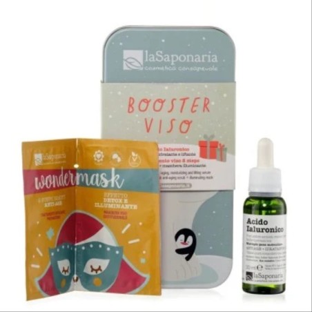 la saponaria  Scrigno Booster Viso - Rimpolpante ed Antiage  Idee regalo
