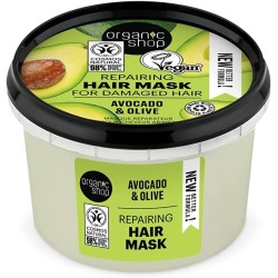 organic shop  Maschera Capelli Oliva e Avocado  Maschere