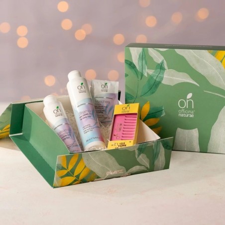 officina naturae  Gift Box Vai Col Riccio - Shampoo, Balsamo e Pettine  Idee regalo