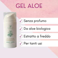 yuniwa cosmetics  Gel di Aloe Arborescens  Estratti