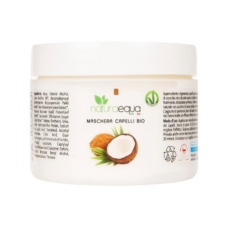 naturaequa  Maschera Capelli Rigenerante al Cocco  Maschere