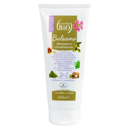 parentesi bio  Balsamo Idratante e Ricostituente 2 in 1  Balsamo Capelli Secchi e Trattati