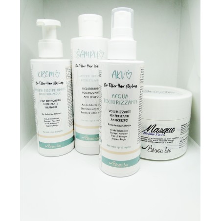 bisou bio  Routine Capelli Ristrutturante ed Idratante all'Acido Ialuronico  Routine Capelli