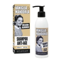 apiarium  Shampoo Anti-age Vaniglia e Mandorla  Shampoo Capelli Secchi e Trattati