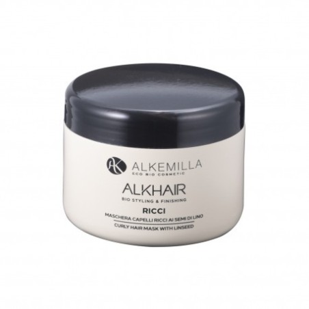 Alkemilla  Maschera Ristrutturante ed Idratante per Capelli Ricci  Maschere