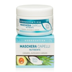 verdesativa  Maschera Capelli Nutriente Canapa, Avocado e Argan  Maschere