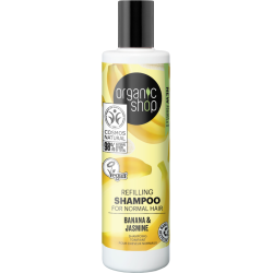 organic shop  Shampoo Tonificante per Capelli Normali con Banana  Shampoo Capelli Crespi