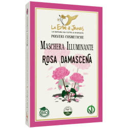 le erbe di janas  Maschera Viso Illuminante alla Rosa Damascena  Maschere Viso
