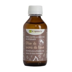 la saponaria  Olio di Semi di Lino Bio per Capelli Secchi  Oli e Macerati