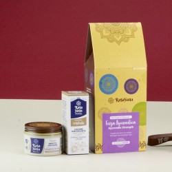 rasayana  Gift Pack - Forza Ayurvedica per Capelli Sottili e Fragili  Caduta capelli