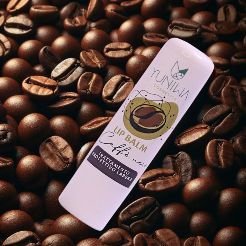 yuniwa cosmetics  Balsamo Labbra Protettivo - Caffè Nero  Lipbalm Naturali Yuniwa Cosmetics