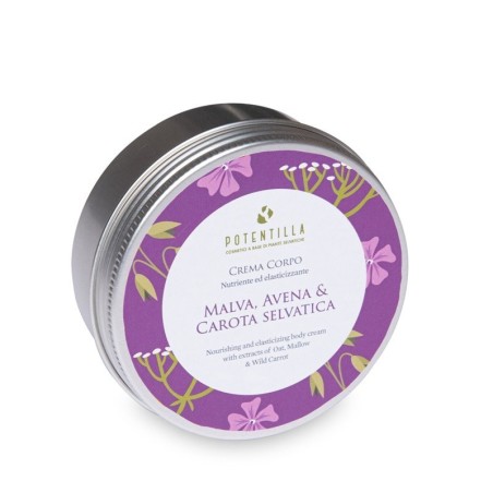 potentilla  Crema corpo Nutriente ed Elasticizzante con Betacarotene  Creme Corpo Bio