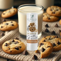 yuniwa cosmetics  Lipbalm Protettivo e Profumato - Latte e Biscotti  Lipbalm Naturali Yuniwa Cosmetics