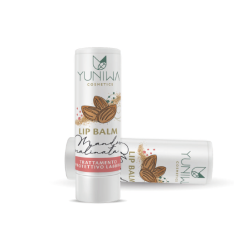 yuniwa cosmetics  Lipbalm Protettivo e Profumato - Mandorla Pralinata  Lipbalm Naturali Yuniwa Cosmetics