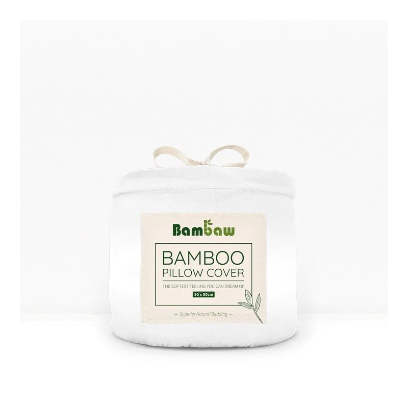 bambaw  Coppia di federe in seta vegana - Bianco  Accessori