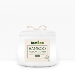 bambaw  Coppia di federe in seta vegana - Bianco  Accessori