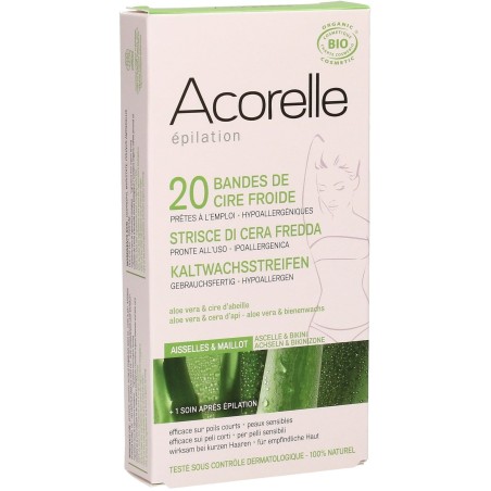 Acorelle  Strisce Depilatorie Corpo con Aloe Vera -  Epilazione