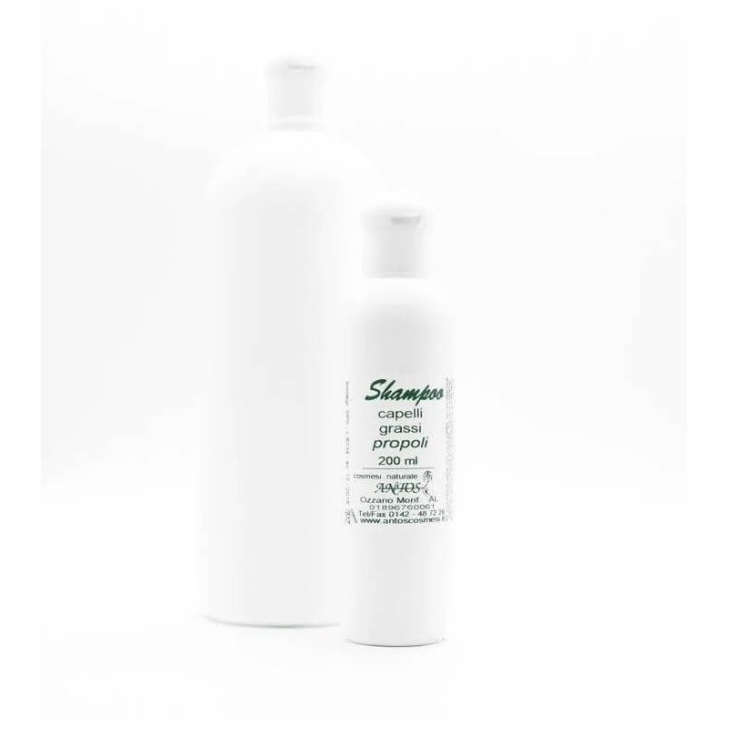 antos cosmetici  Shampoo Naturale per Capelli Grassi alla Propoli 1 LT  Shampoo bio capelli grassi