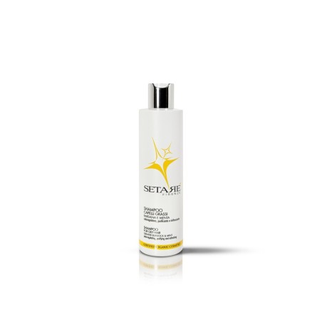 setarè  Shampoo capelli grassi Bardana e Menta  Shampoo bio capelli grassi