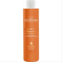 maternatura  Shampoo Riparatore Capelli al Sole ai Fiori di Melograno  Shampoo Capelli Secchi e Trattati
