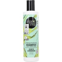 organic shop  Shampoo Rinforzante alle Alghe Biologiche  Shampoo Capelli Deboli