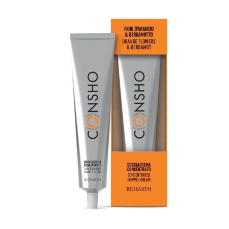 bioearth  CONSHO Bagnocrema Concentrato Fiori D'arancio e Bergamotto  Bagnoschiuma Bio
