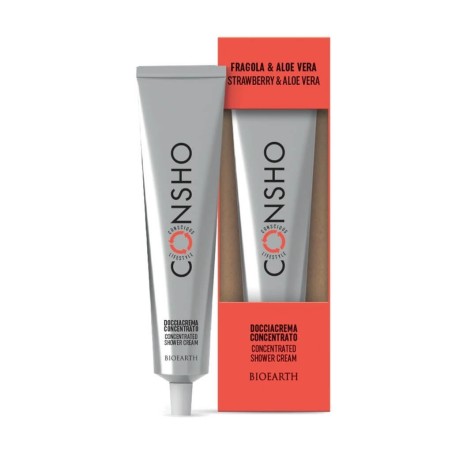 bioearth  CONSHO Bagnocrema Concentrato Fragola e Aloe  Bagnoschiuma Bio