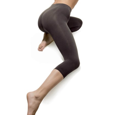 solidea- leggings anticellulite  Panty Sportivo Micromassaggiante Fumo - Taglia 2M  Leggins Anticellulite