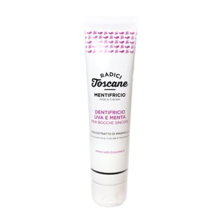 radici toscane  Dentifricio Antibatterico e Rinfrescante con Uva e Menta  Dentifrici