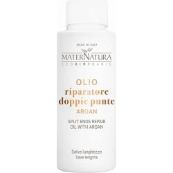 maternatura  Olio Riparatore Doppie Punte con Olio di Argan  Lozioni per capelli e oli