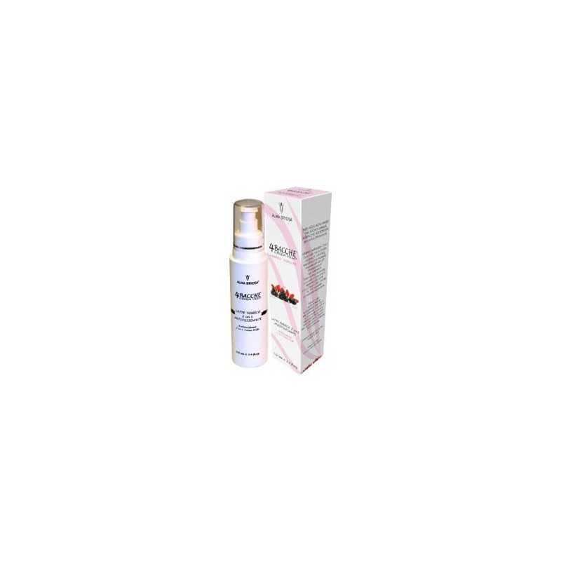 alma briosa  Latte Tonico Antiossidante 2in1 4 Bacche  Struccanti