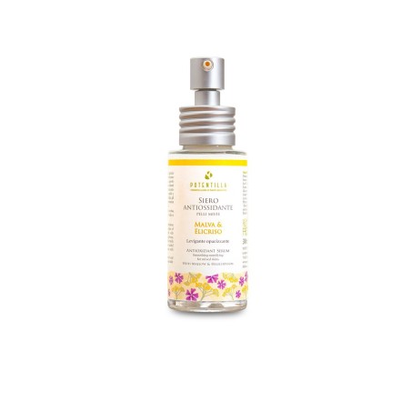 potentilla  Siero Viso Antiossidante con Malva ed Elicriso  Sieri viso